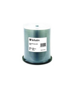 Verbatim 95251 100PK CD-R 52X 80 MIN WHITE INKJET PRINTABLE SPINDLE - $113.61 CAD