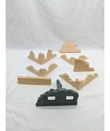 Lot Of (8) Miniature Wargames Ruined Buildings Scenery Terrain 3-5&quot; - $22.77