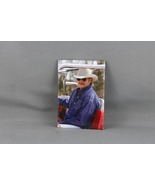 Vintage Country Music Pin - Alan Jackson Boat Picture - Paper Pin - $19.00