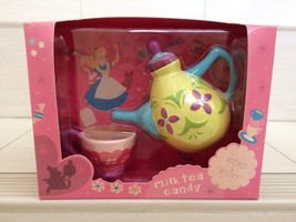 Disney Alice in Wonderland Teapot Cup Set. Milk Tea Candy. Beautiful, Rare NEW - £103.77 GBP