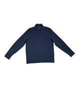 Men&#39;s L Lululemon Seersucker Street Lite Performance Solid Blue Full Zip... - $55.10