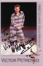 VICTOR PETRENKO skater photo with AUTOGRAPH Original - £15.73 GBP