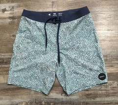 RVCA Mens Size 33 Blue Green Ramble Board Shorts Swim - $18.49