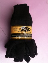 6-pack -- Work Gloves brown stretch Jerseys .... mens Large &quot; Tough Work Gloves  - $8.90