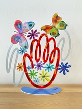 Pop art Metal sculpture -  &quot;  Hamsa with Butterflies &quot; by DAVID GERSTEIN   - £106.47 GBP