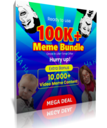 100K Mega Pack de Memes Virales  Gran Oferta  - $31.47 CAD