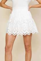 Skies Are Blue - Lace Ruffle Skirt - £29.14 GBP+