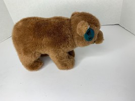 Dakin Brown Bear Plush Stuffed Animal Toy Ear Tag 11 in lgth - £14.71 GBP
