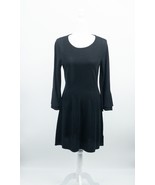 Adrienne Vittadini Wool Dress Pullover Bell Sleeve Round Neck A-line Lig... - $33.85