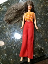 Barbie Doll 1991 With Red Orange Outfit Collectible Mattel - $44.96