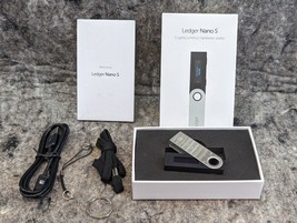 New Open Box Ledger Nano S Cryptocurrency Bitcoin Hardware Wallet - Black 2C - £39.22 GBP