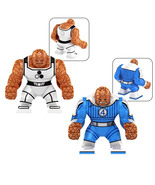 2Pcs Marvel Superhero Minifigures Fantastic Four Thing Assembly Mini Block Toys - €11,87 EUR
