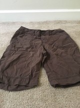 St Johns Bay Women&#39;s Casual Shorts Size 8 Brown - £28.95 GBP