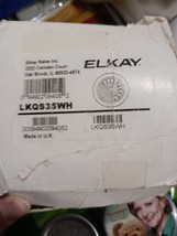 Elkay Polymer Drain Fitting Removable Basket Sink Drain Opening White LKQS35WH - £11.46 GBP