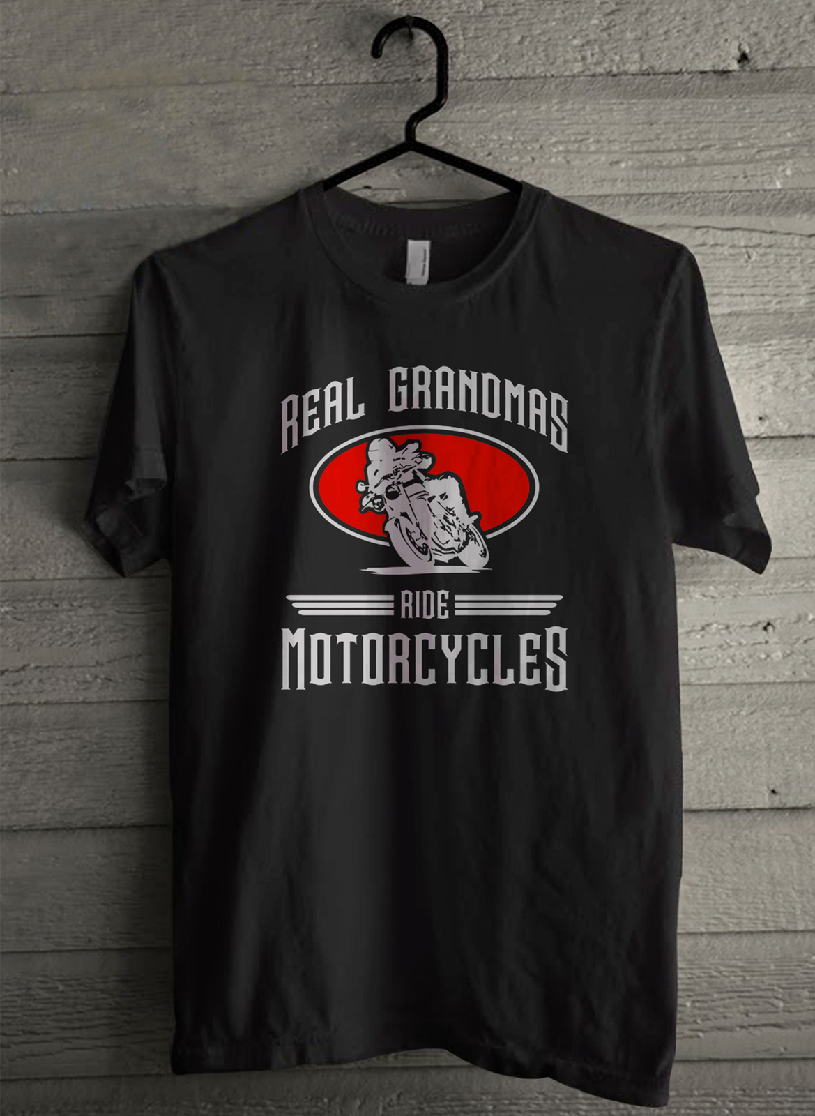 Real Grandmas Ride Motorcycles Men's T-Shirt - Custom (4042) - $19.12 - $21.82