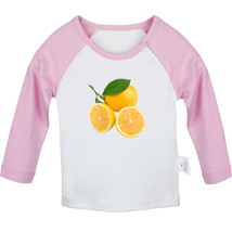 Babies Cute T-shirts Infant Fruit Lemon Graphic Tees Tops Newborn Kids Clothing - £7.91 GBP+