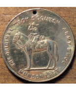 &quot;Boy Scouts&quot; Portsmouth Ohio Munson Last Army Shoe Good Luck Swastika Token - $63.88 CAD