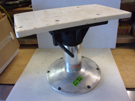 aluminum Boat Seat Pedestal Base 2-7/8&quot; diameter Post 10-1/2&quot; tall w/ se... - $43.56