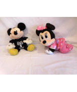 Disney Halloween Skeleton Mickey Mouse Plush Sing + Minnie Musical Touch... - $381.19 MXN