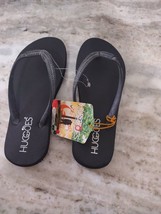 Huggoes Size 5 Black Flip Flops - $13.38 CAD