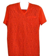 Armani Exchange Orange Logo Cotton Short Sleeve Men&#39;s T-Shirt Size XL - £55.66 GBP