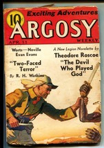 Argosy-Pulps-4/11/1936-Howard Ellis Davis-Theodore Roscoe - £32.05 GBP