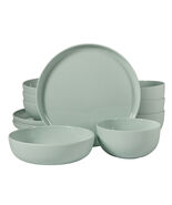 Gibson Home Candy Skies 12 Piece Wheat Straw Melamine Dinnerware Set in ... - €56,62 EUR