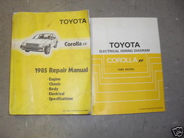 1985 Toyota Corolla FF Service Repair Shop Workshop Manual Set OEM W ETM... - £27.81 GBP