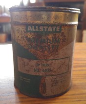000 VTG Allstate Premium Quality Cup Grease Tin No. 4402 Sears Roebuck 1... - $19.99