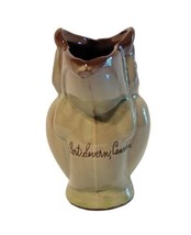 Vintage Drip Glaze Canuck Pottery Port Severn Souvenir Toucan Bird Pitcher Green - £12.78 GBP