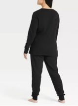 New Women's Halloween Skeleton Sleep Set Hyde & EEK! Boutique Black Size Medium image 2