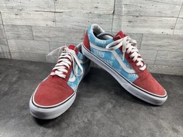 Vans OTW Old Skool Retro Mart Sneakers Men 11.5M Shoes Red Blue Skateboard - $34.47