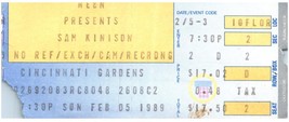 Vintage Sam Kinison Ticket Stumpf Februar 5 1989 Cincinnati Ohio - £42.37 GBP