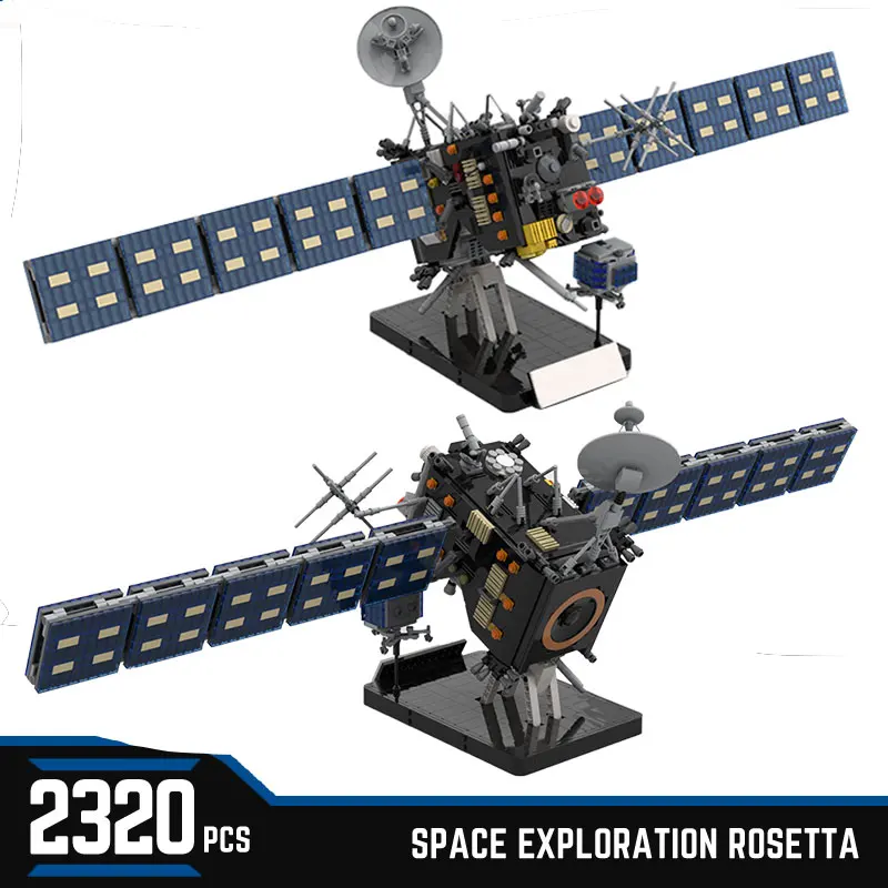 MOC Technical Space Probe Rosetta Comet Rocket Building Blocks High Reduction - £184.34 GBP