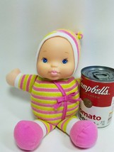 Goldberger Plumpee Doll Rattle Crinkle Plush Stuffed Babies First Pink Green - $12.82