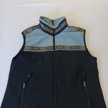 Copper River Fleece Kodiak Softshell Women's Vest Sz M Teal/Black Cordova Alaska image 11