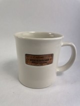 2010 Starbucks Coffee Company Copper Plate Logo Est 1971 Mug Cup 16oz - £17.42 GBP