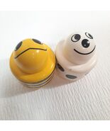 Lego Duplo Primo Shake Rattle Set Bumble Bee &amp; Black white dot spots dal... - $8.00