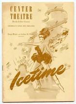 Icetime Playbill Rockefeller Center New York 1946 Sonja Henie  - $11.88