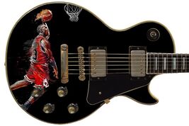 Guitar Skin Axe Wrap Re-skin The GOAT Jordan Micheal 23 MJ 650 - $44.50