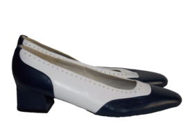 Naturalizer BLUE/WHITE Punches Pump Heels 8.5AA For Women Used - $39.99