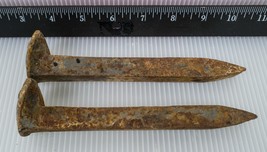 Old Rusty Iron RailRoad Spikes RR Nails (g10) - £7.75 GBP
