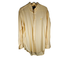 Ralph Lauren Polo Men&#39;s Long Sleeve Button Down Polo Yellow Plaid Size 1... - $19.01