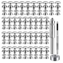 Snap Fasteners Kit Tool Clothing Snaps Button for Bags, Jeans, Clothes, Leather - £8.72 GBP