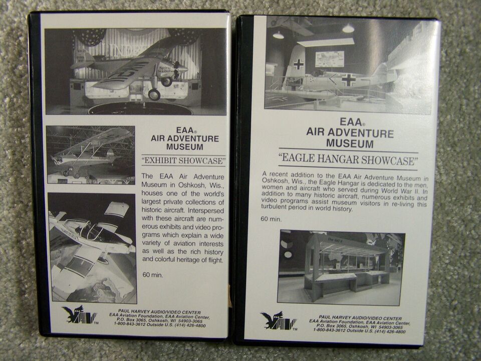 EAA Air Adventure Museum VHS cassette tapes (2) Item image 2