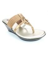 White Mountain RIPPLE Womens Thong Clog Sandal Size 8.5 M Bronze Gold - £19.78 GBP