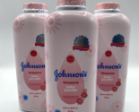3 Johnson&#39;s Blossoms Baby Powder Talc Pink Label 300g ea exp 03/24 Bs248 - $31.78