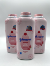 3 Johnson&#39;s Blossoms Baby Powder Talc Pink Label 300g ea exp 03/24 Bs248 - £24.84 GBP