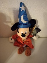 Disney Store 11" Fantasia 2000 Mickey Mouse Sorcerer Plush - $7.90