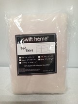 Swift Home Bed Skirt Queen (60” x 80” + 14”) Cream. 436 JS - $16.49